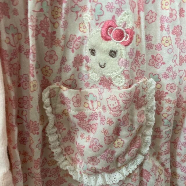 coeur a coeur(クーラクール)のクーラクール　キティコラボ　チュニック110 キッズ/ベビー/マタニティのキッズ服女の子用(90cm~)(Tシャツ/カットソー)の商品写真