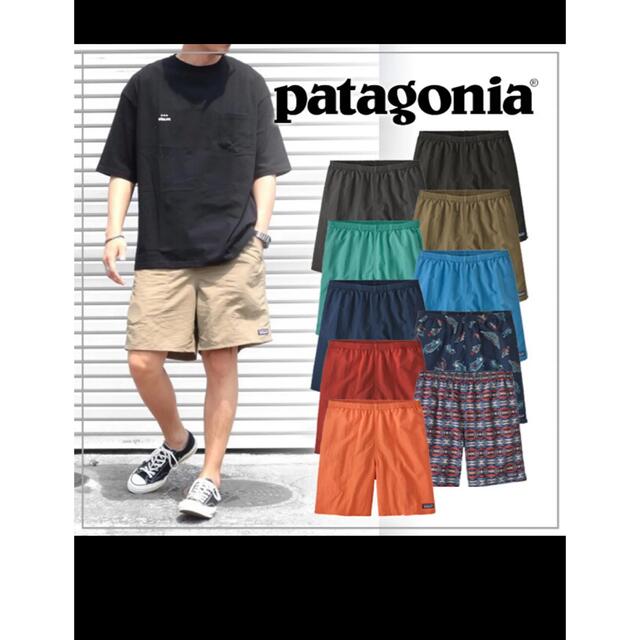 patagonia(パタゴニア)のPatagoniaバギーズパンツLサイズ メンズのパンツ(ショートパンツ)の商品写真