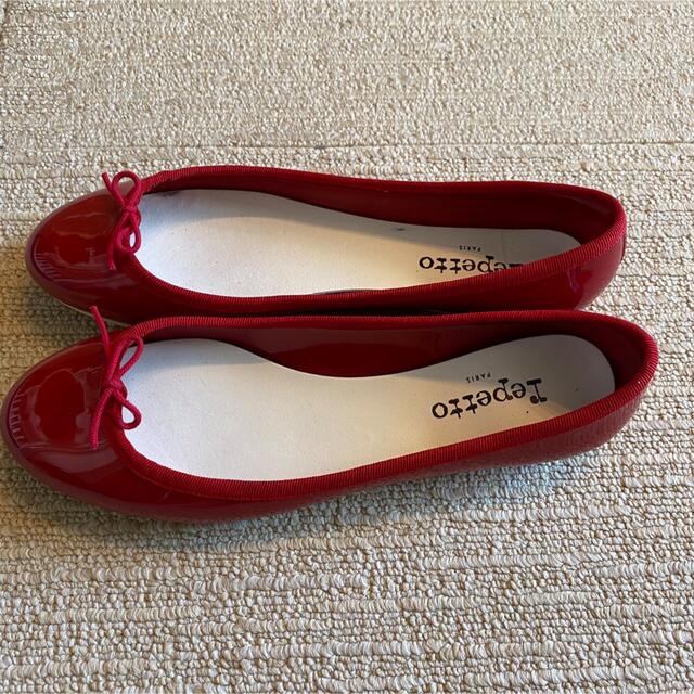 repetto(レペット)のレペット　repetto　40サイズ　バレエシューズ　赤 レディースの靴/シューズ(バレエシューズ)の商品写真