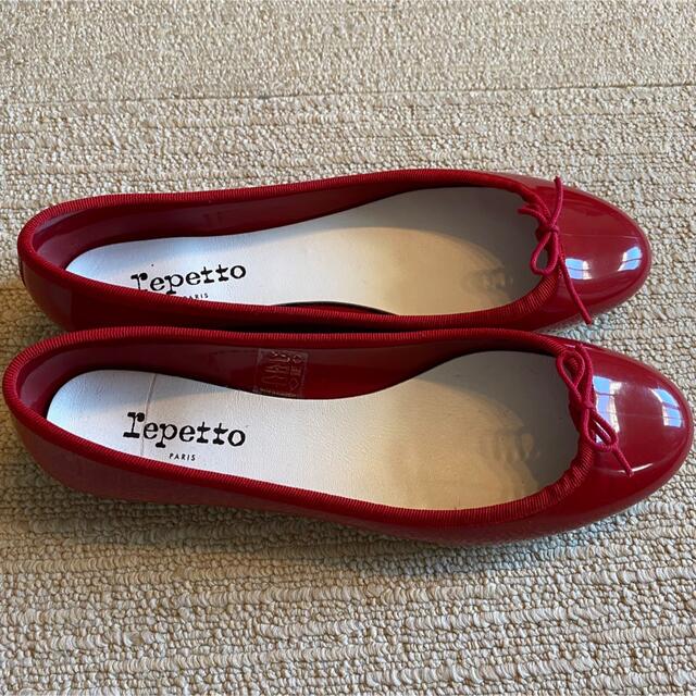 repetto(レペット)のレペット　repetto　40サイズ　バレエシューズ　赤 レディースの靴/シューズ(バレエシューズ)の商品写真