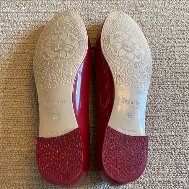 repetto(レペット)のレペット　repetto　40サイズ　バレエシューズ　赤 レディースの靴/シューズ(バレエシューズ)の商品写真