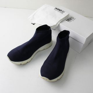 エムエムシックス(MM6)のMM6 Maison Margiela エムエムシックス メゾンマルジェラ 2017 ソックス スニーカー 37/コン 紺 靴 くつ シューズ【2400011594488】(スニーカー)