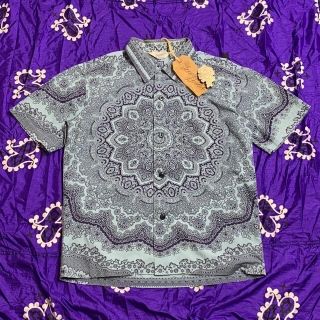 テンダーロイン(TENDERLOIN)のTENDERLOIN テンダーロイン T-PAISLEY SHT ペイズリー青紺(シャツ)