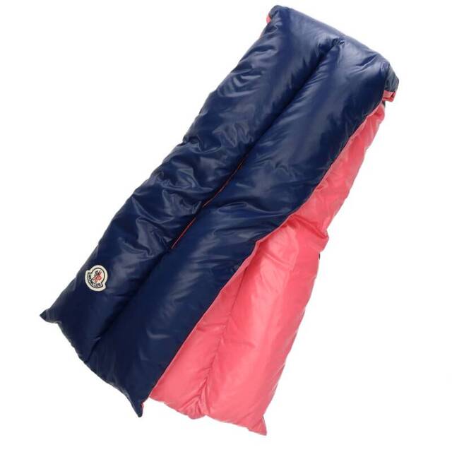 MONCLER - モンクレール SCIARPA ロゴワッペンナイロンダウンマフラー