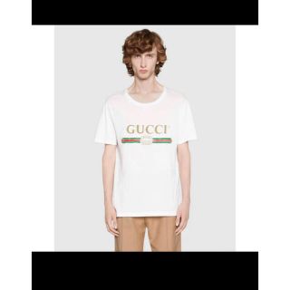 Gucci - GUCCI ロゴ ウォッシュドオーバーサイズ Tシャツの通販 by