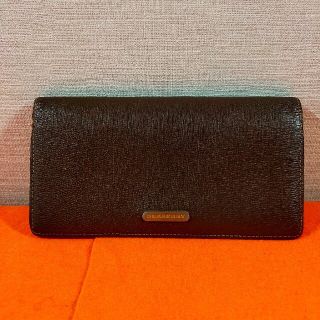 バーバリー(BURBERRY)のバーバリー BURBERRY 長財布 本革 レザー 茶色(財布)