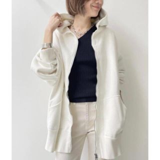 アパルトモンドゥーズィエムクラス(L'Appartement DEUXIEME CLASSE)の【新品・未使用】アパルトモン  パーカーJUBILEE zip up ホワイト(パーカー)