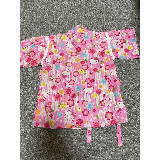 サンリオ(サンリオ)の甚平 キティちゃん キッズ/ベビー/マタニティのキッズ服女の子用(90cm~)(甚平/浴衣)の商品写真