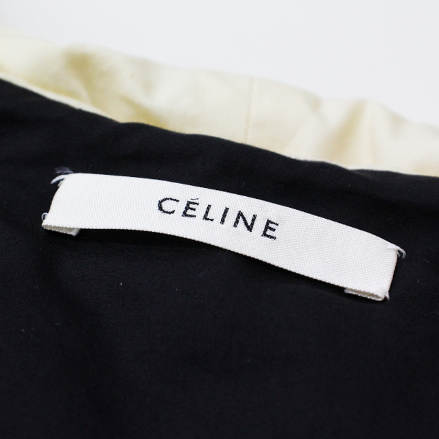 celine(セリーヌ)の2018AW CELINE セリーヌ フィービー期 スリーブレス ロングダウンベスト 36/ベージュ アウター 上着【2400012863811】 レディースのジャケット/アウター(ダウンベスト)の商品写真