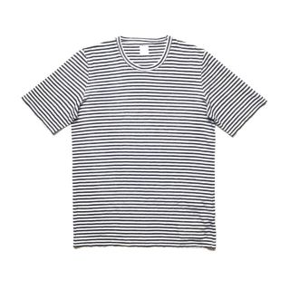 新品 春夏 120%LINO ボーダー Tシャツ L 120%リノ 半袖 正規品