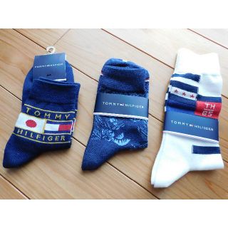 トミーヒルフィガー(TOMMY HILFIGER)のトミーヒルフィガー　靴下　３足セット　２５～２７用　TOMMY　HILFIGER(ソックス)