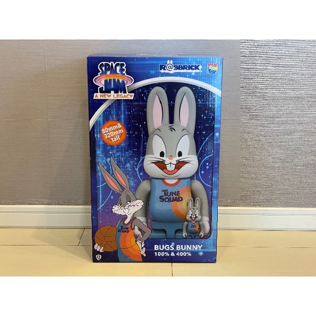 R@BBRICK BUGS BUNNY 100% & 400%(SPACE JA エンタメ/ホビーのフィギュア(その他)の商品写真