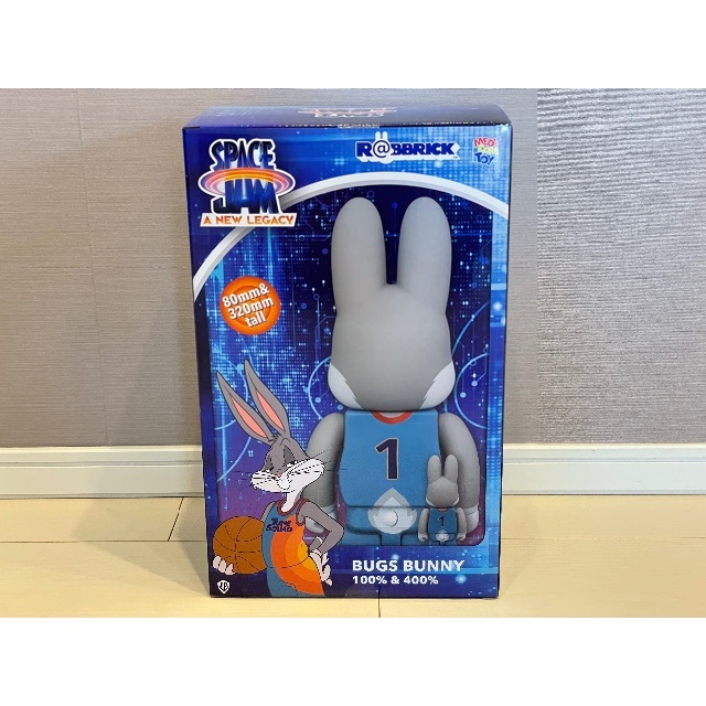 R@BBRICK BUGS BUNNY 100% & 400%(SPACE JA エンタメ/ホビーのフィギュア(その他)の商品写真