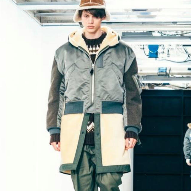 JUNYA WATANABE MANミリタリーブルゾン×エステルパイル