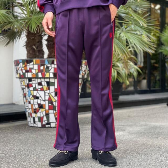 needles 22aw Boot-Cut TrackPant XS パープル | gualterhelicopteros