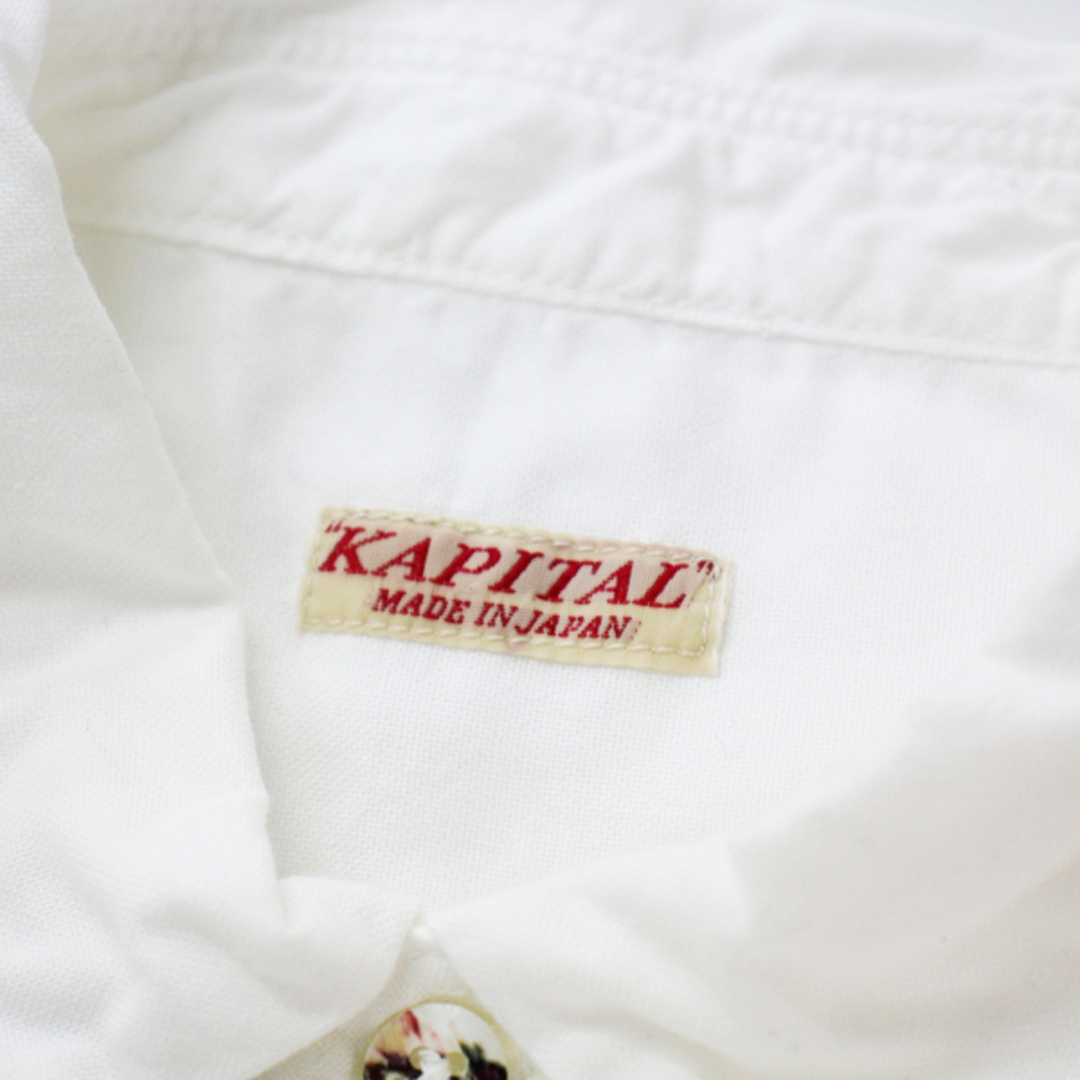 定価3万 2019年商品 KAPITAL キャピタル OX ホーボードレスワンピース 0/ホワイト キナリ【2400012876026】 4