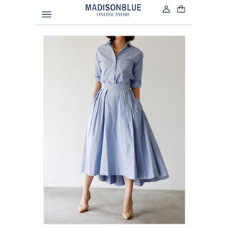 マディソンブルー(MADISONBLUE)のMADISONBLUE　CHELSEA SHIRT　チェルシーシャツ　00(シャツ/ブラウス(半袖/袖なし))