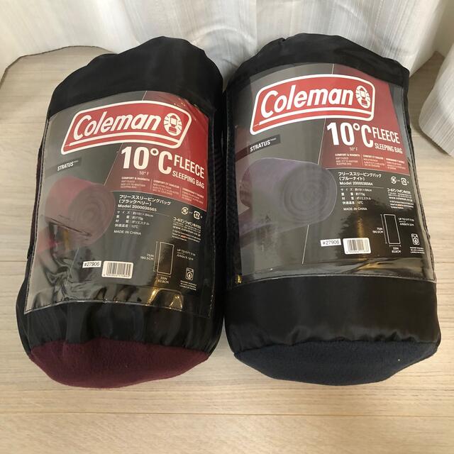 コールマン フリース寝袋 　2個セット