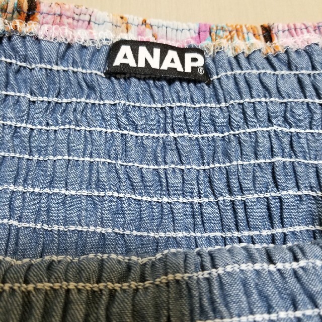 ANAP(アナップ)のANAP肩がひらひらかわいいタンクトップ レディースのトップス(Tシャツ(半袖/袖なし))の商品写真