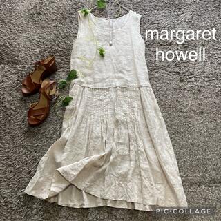MARGARET HOWELL - margaret howell マーガレットハウエル　リネンワンピース