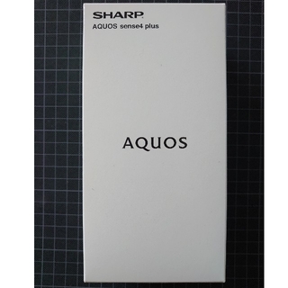 シャープ(SHARP)のAQUOS sense4 plus SH-M16 ホワイト 新品 128gb(スマートフォン本体)