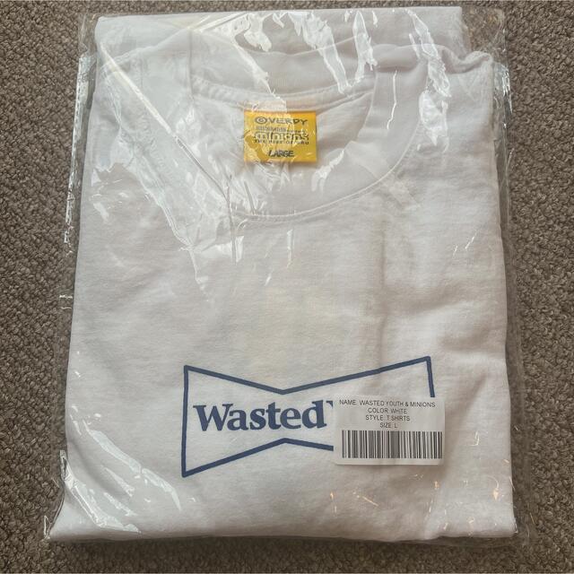 WASTED YOUTH x MINIONS WHITE T-SHIRT - L