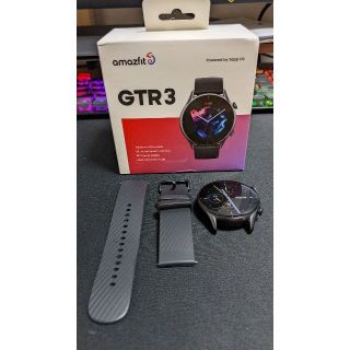 amazfit GTR 3 サンダーブラック　スマートウォッチ【中古】(腕時計(デジタル))