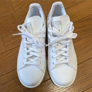 アディダス(adidas)の美品 23.5 adidas Originals スタンスミス ホワイト×グレー(スニーカー)