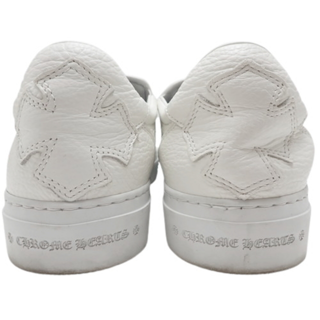 Chrome Hearts(クロムハーツ)のクロムハーツローファー/スリッポン CH SLIP ON CH スリッポン レザー ホワイト白シロ 40802030971 レディースの靴/シューズ(スリッポン/モカシン)の商品写真