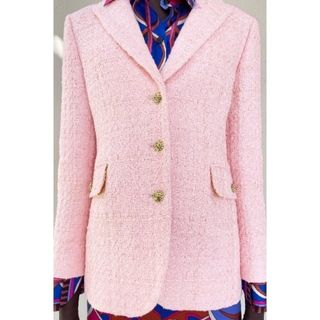 ZARA - ZARA テクスチャー入り生地タイトフィットブレザー M ZARA - ZARA テクスチャー入り生地タイトフィットブレザー M
