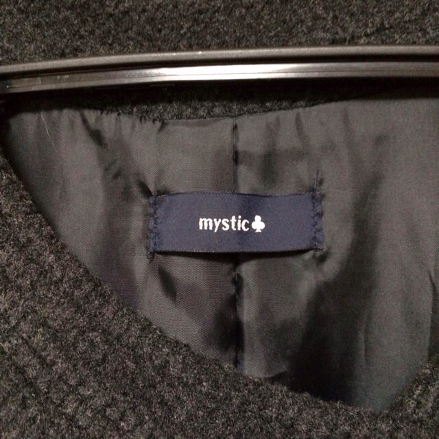 mystic(ミスティック)のmysticノーカラーコート レディースのジャケット/アウター(ノーカラージャケット)の商品写真