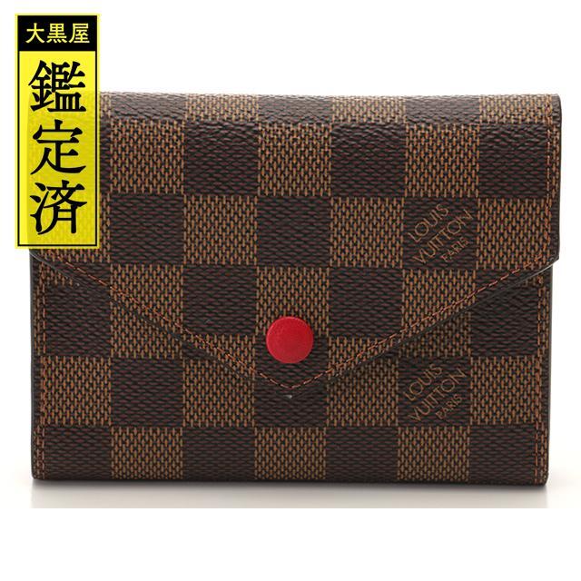 LOUIS VUITTON - LOUIS VUITTON　ポルトフォイユ・ヴィクトリーヌ　ダミエ　【205】