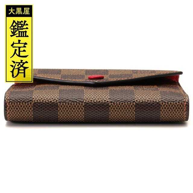 LOUIS VUITTON(ルイヴィトン)のLOUIS VUITTON　ポルトフォイユ・ヴィクトリーヌ　ダミエ　【205】 レディースのファッション小物(財布)の商品写真