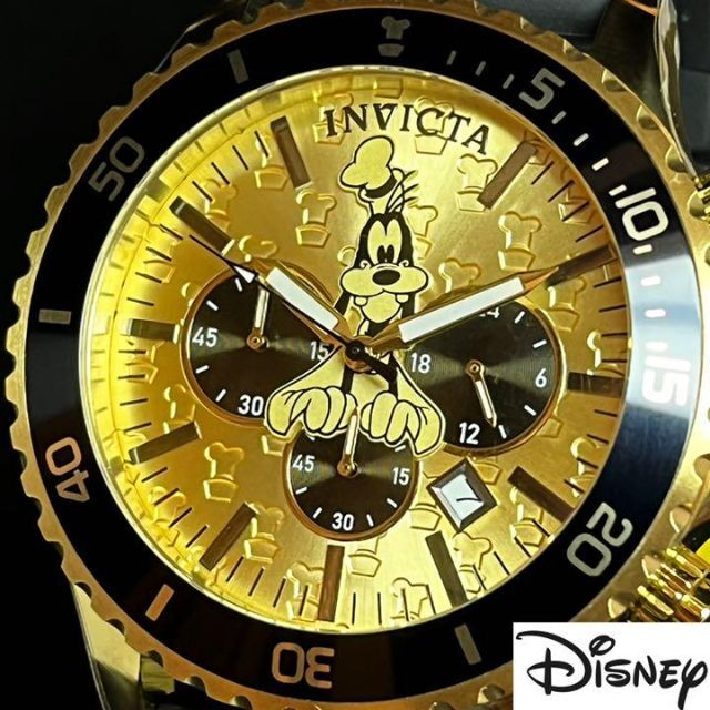 Disney - 【グーフィー！】Disney/INVICTA/新品未使用/メンズ腕時計/激レア