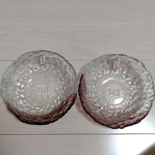 ガラス小鉢　2枚セット(食器)