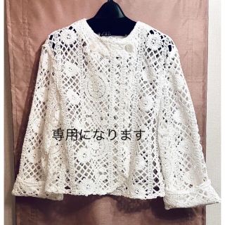 ザラ(ZARA)のaya様専用　　ZARA レースカーディガン(カーディガン)