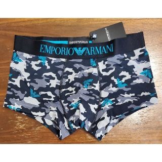 エンポリオアルマーニ(Emporio Armani)のエンポリオアルマーニ　新品　メンズ　ボクサーパンツ(カモフラ/ブラックS)(ボクサーパンツ)