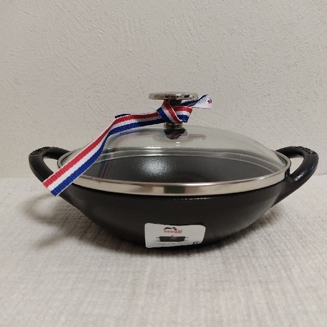 STAUB(ストウブ)のSTAUB　ベビーウォック　2点 インテリア/住まい/日用品のキッチン/食器(鍋/フライパン)の商品写真