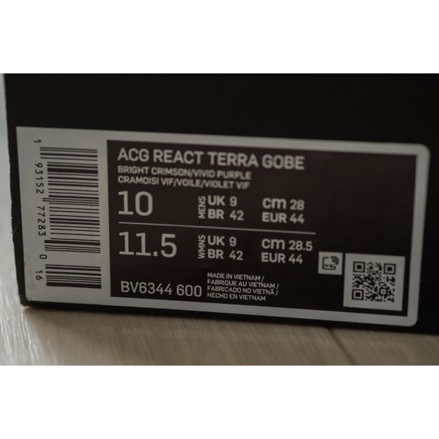 NIKE(ナイキ)のNIKE ACG REACT TERRA GOBE  28cm メンズの靴/シューズ(スニーカー)の商品写真
