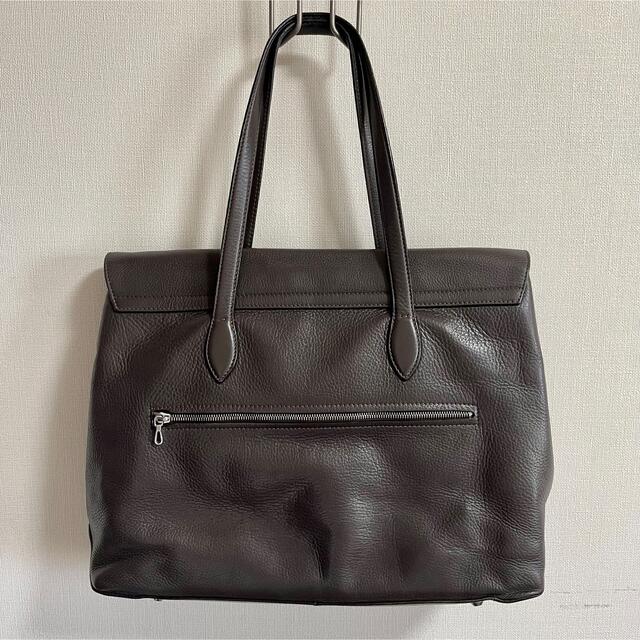 格安】FARO FRATELLIレザーフラップトートバッグブラウン定価7.2万 格安】FARO FRATELLIレザーフラップトートバッグブラウン定価7.2万