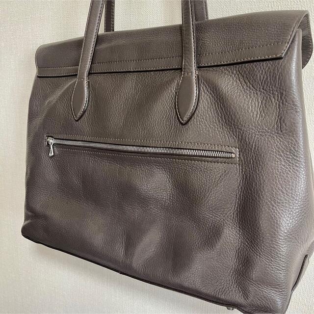 格安】FARO FRATELLIレザーフラップトートバッグブラウン定価7.2万 格安】FARO FRATELLIレザーフラップトートバッグブラウン定価7.2万