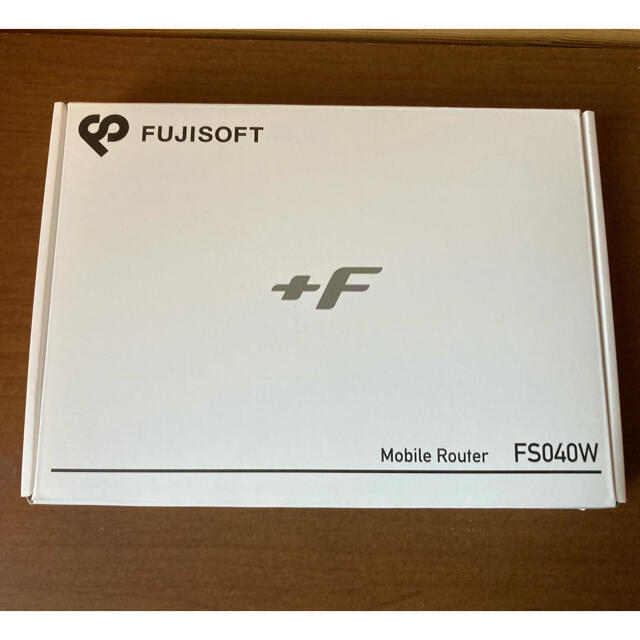 【新品未使用】富士ソフト　モバイルWi-fi ルーター　+F FS040W