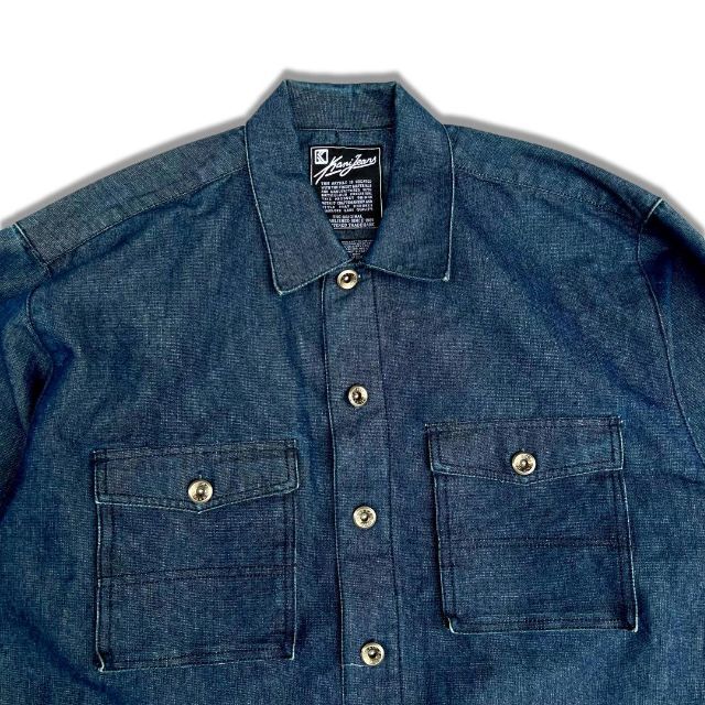 Karl Kani - 90s カールカナイ シャイニー デニムジャケット L Karl Kani - 90s カールカナイ シャイニー デニムジャケット L