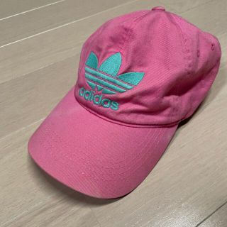 アディダス(adidas)のadidas アディダス　帽子　キャップ　ピンク(キャップ)