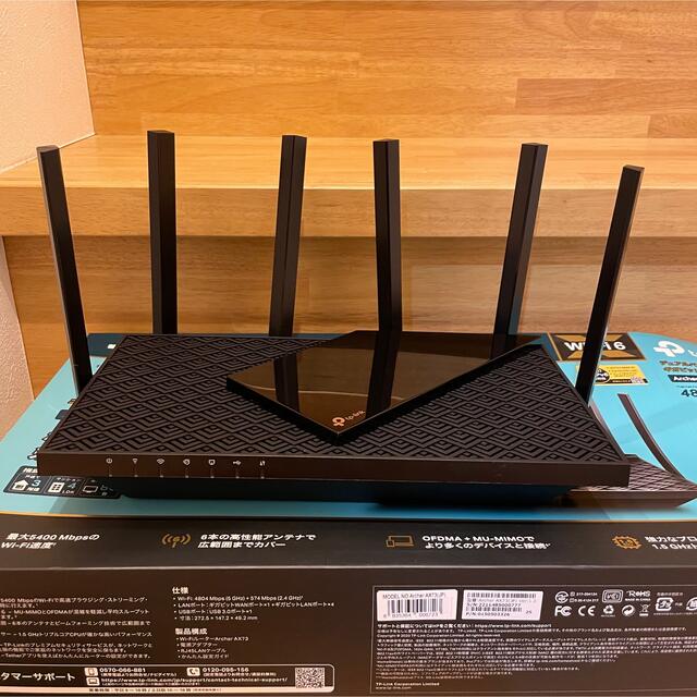 3台セット Wi-Fiルーター tp-link AX73、中継機2台 スマホ/家電/カメラのPC/タブレット(PC周辺機器)の商品写真