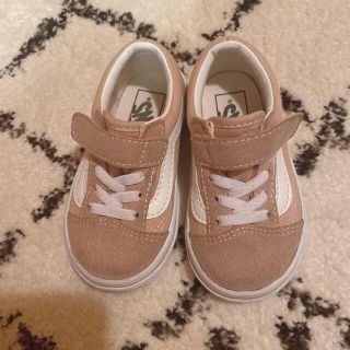 ヴァンズ(VANS)のvansベージュスニーカー👟14cm(スニーカー)