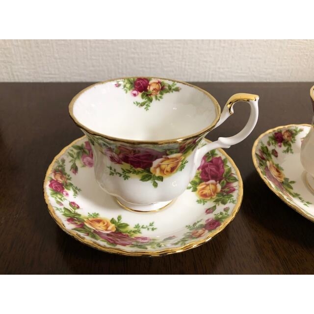 値下！【美品】ROYAL ALBERT Old Country Rose 　2P