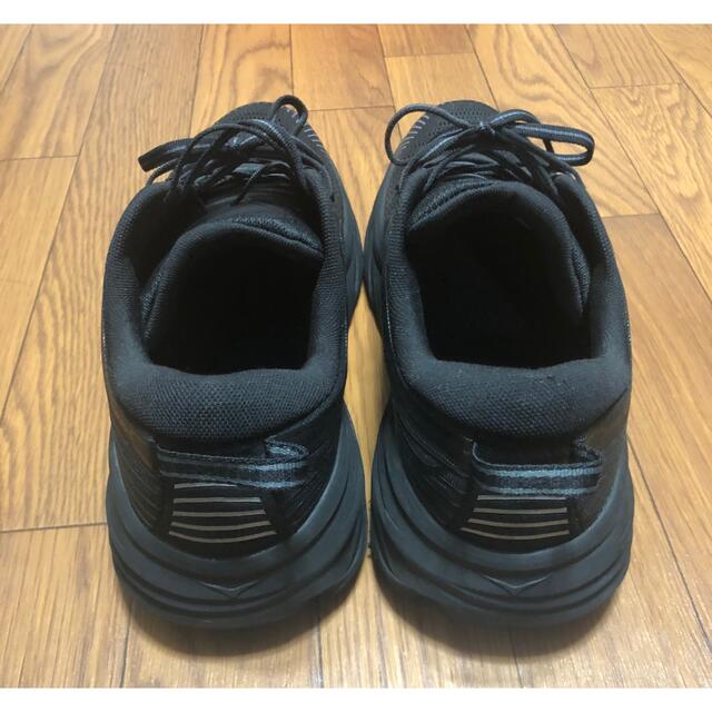 HOKA ONE ONE(ホカオネオネ)のホカオネオネ・BONDI7 WIDE・ボンダイ7ワイド・黒・28cm 2E メンズの靴/シューズ(スニーカー)の商品写真