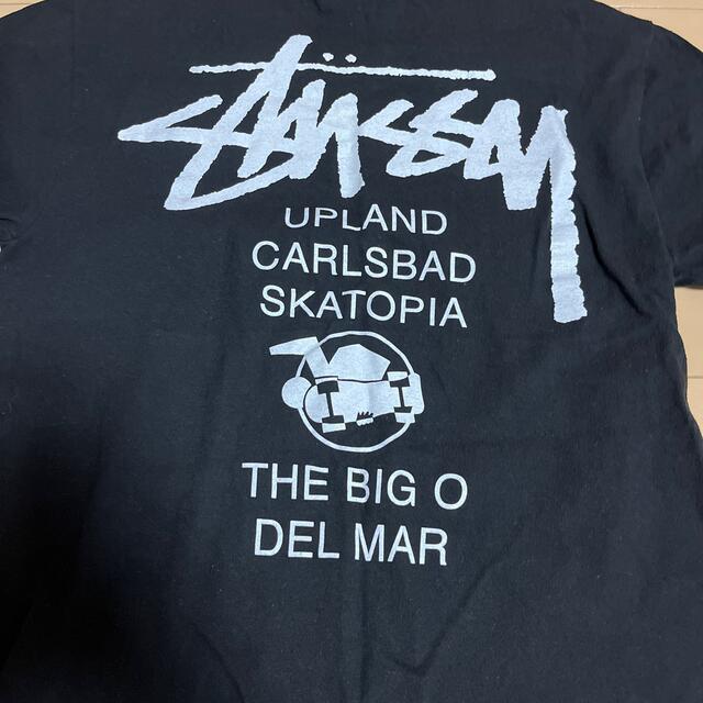 STUSSY(ステューシー)の[レアデッドストック] STUSSY スケートマン Tシャツ ブラック メンズのトップス(Tシャツ/カットソー(半袖/袖なし))の商品写真