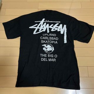 ステューシー(STUSSY)の[レアデッドストック] STUSSY スケートマン Tシャツ ブラック(Tシャツ/カットソー(半袖/袖なし))